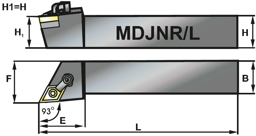 MDJNR 2020 K11 soustružnický držák